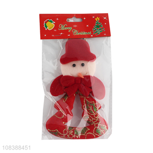Wholesale Cartoon Snowman Non-Woven Christmas Ornaments