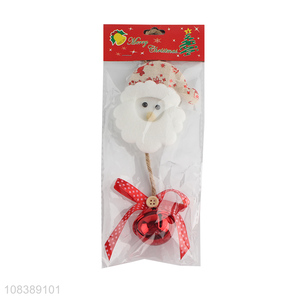 Custom Santa Claus Christmas Hanging Ornament With Bell