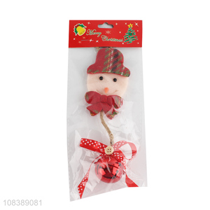 Wholesale Snowman Shape Christmas Decoration With Tinkle Bell