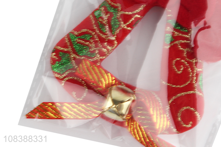 Custom Colorful Snowman Christmas Hanging Ornament With Bell