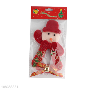 Custom Colorful Snowman Christmas Hanging Ornament With Bell