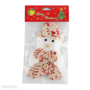 Wholesale Cute Snowman Non-Woven Hanging Ornament For Christmas