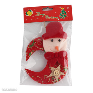High Quality Moon Shape Christmas Hanging Ornament
