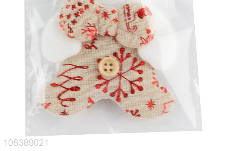 Wholesale Cute Snowman Non-Woven Hanging Ornament For Christmas