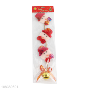 Good Sale Colorful Christmas Hanging Decoration With Small Bell
