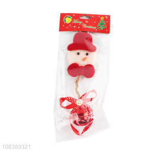 Cute Snowman Christmas Hanging Ornament With Bells