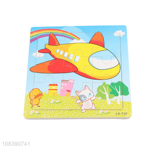 New Arrival Plane Wooden Puzzle With Good Quality