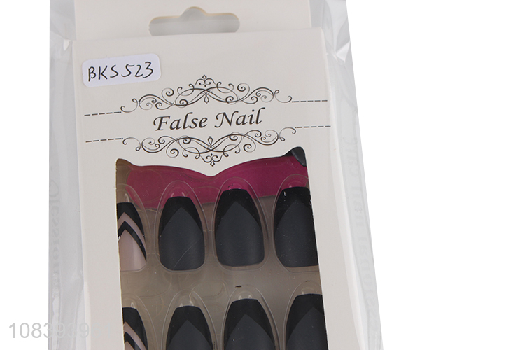 Hot product mixed matte glossy press on fake nails set for women