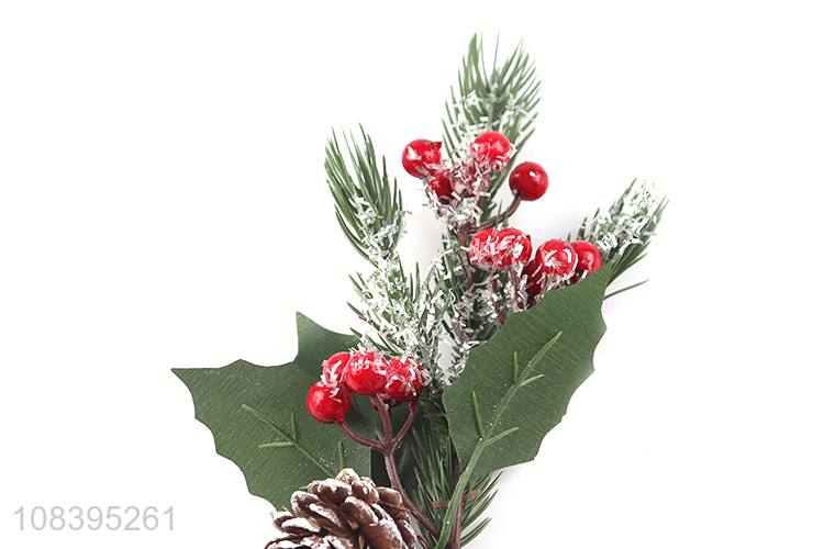 Good quality pine cone christmas twigs for indoor decoration