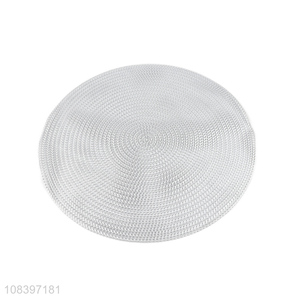 High quality table accessories pvc placemat metallic dining mat