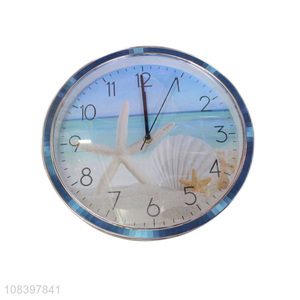 Hot Sale Fashion Printed Wall Clock Home Quartz Clock