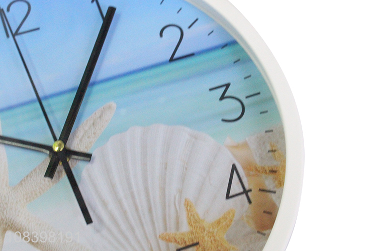 Yiwu market plastic modern  digital silent wall clock for decor