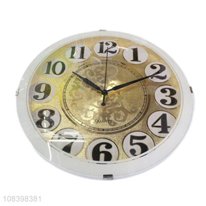 Factory supply simple quartz wall clock digital clock