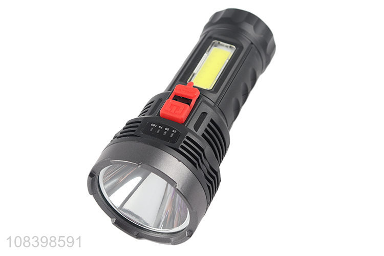 Wholesale outdoor usb charging strong light flashlight led torch light