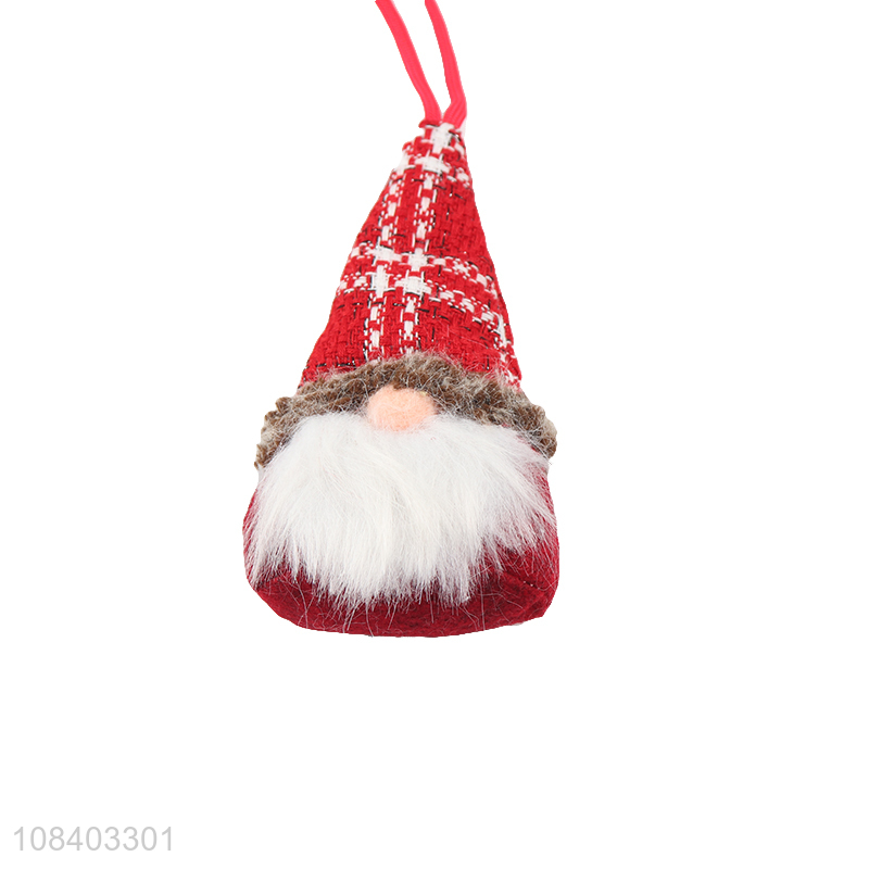 Hot products cute christmas doll hanging ornaments for decoration