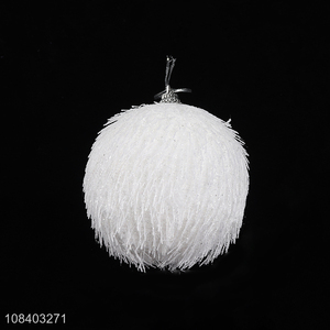 Top selling white christmas hanging ball for decoration