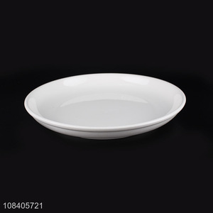 China products white ceramic fruit plate tableware plate