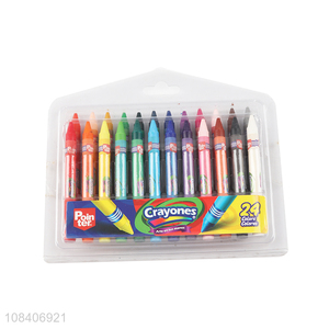 Popular products 24colors crayons set school office stationery