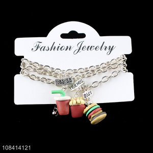 Wholesale price girls cute bracelet fashion jewelry accessories