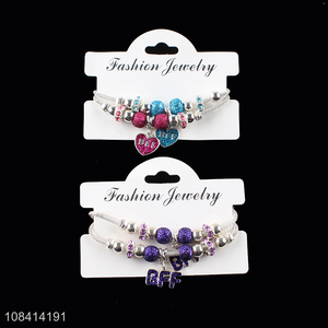 High Quality Alloy Beaded Bracelet Fashion Bracelet for Girls