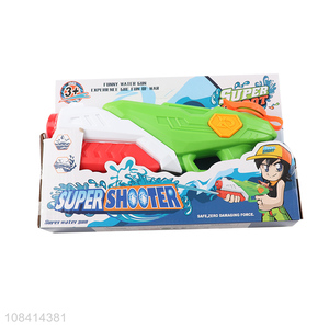 New arrival kids shooting games plastic water gun toys