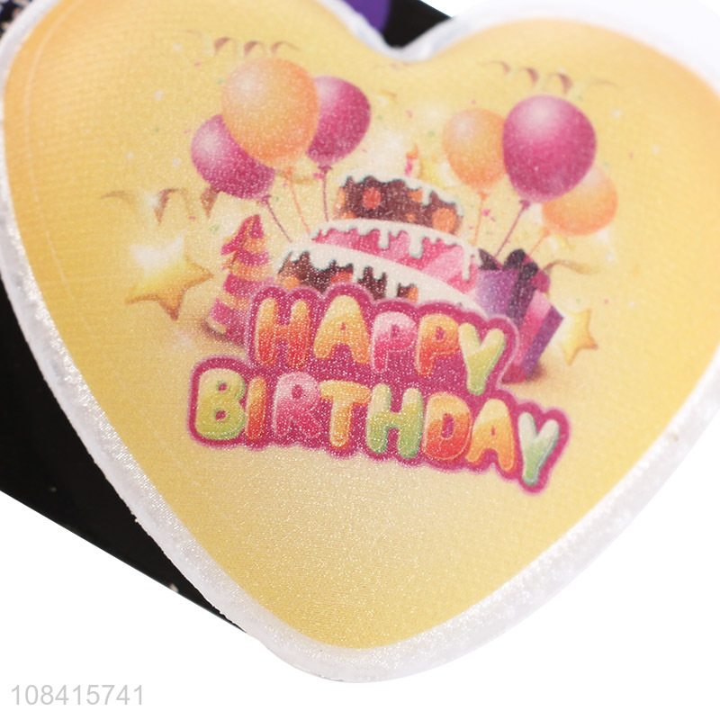 China manufacturer fiber-optic led heart light birthday party decorations