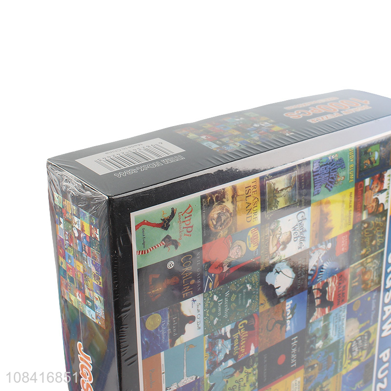 China yiwu market creative paper puzzles 1000 piece puzzles