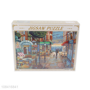 Yiwu wholesale 1000 piece paper jigsaw puzzles for children