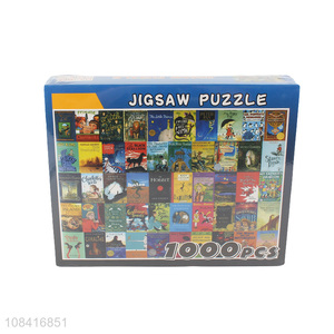 China yiwu market creative paper puzzles 1000 piece puzzles