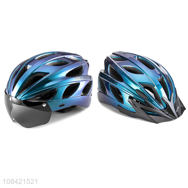 New design safety intergrally-molded mountain bike helmet for men and women