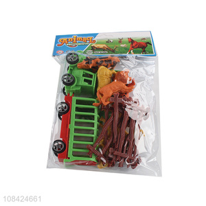 Hot selling wild animal model toys set kids brain toys