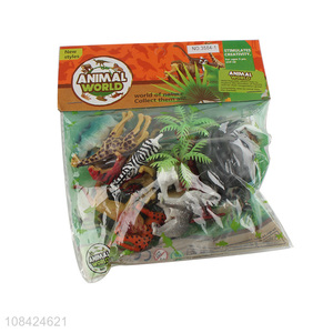 Factory price creative animal model toys set for boys