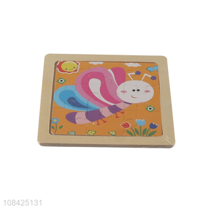 Wholesale mini paper puzzle cartoon insect puzzle for boys girls