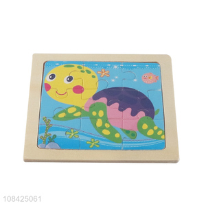 High quality cartoon turtle paper puzzle kids educational toys