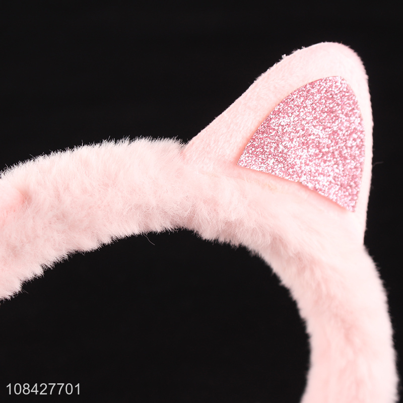 Factory price cute cat ear earmuffs winter warm earmuffs