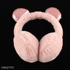 Factory wholesale cute furry earmuffs winter warm earmuffs