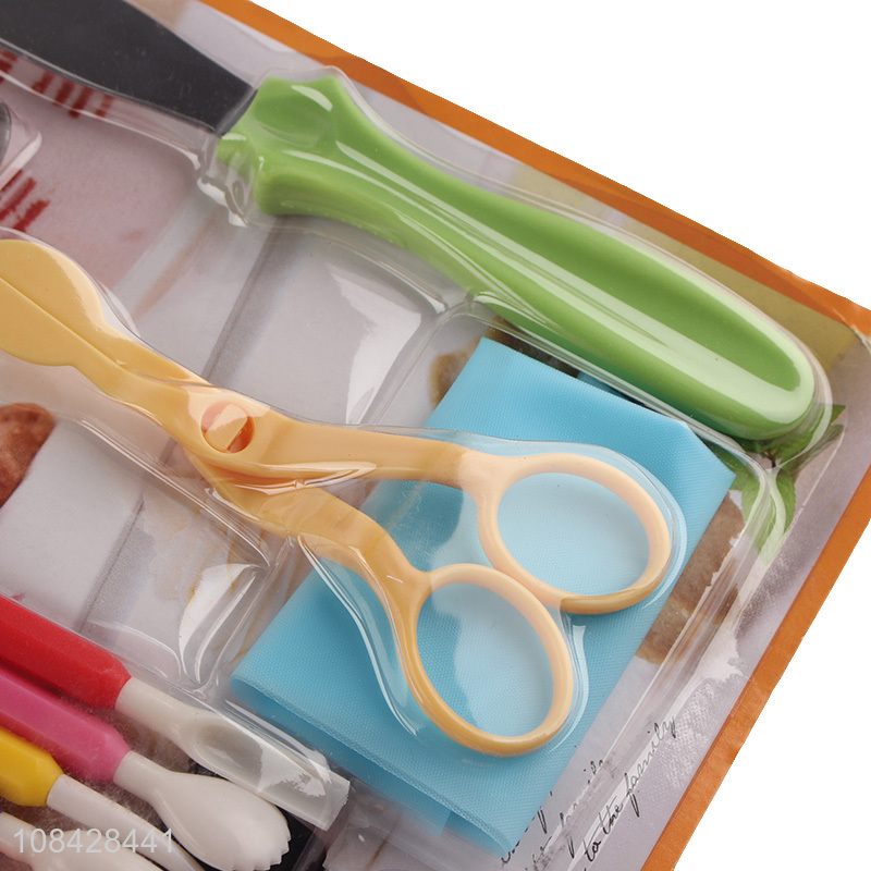 Factory supply bakeware set kitchen baking tool set with cheese scrapers