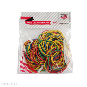 High quality colourful environmental elastic rubber band