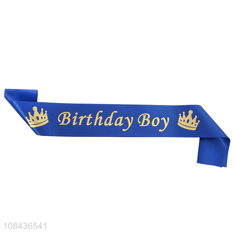 Online Wholesale Birthday Boy Sash Party Sashes for Boys