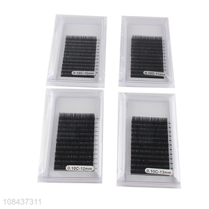 Factory wholesale ladies natural curling false eyelashes