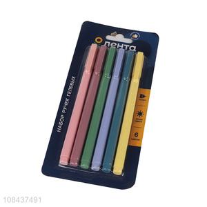 Popular products 6pieces school office gel pens set