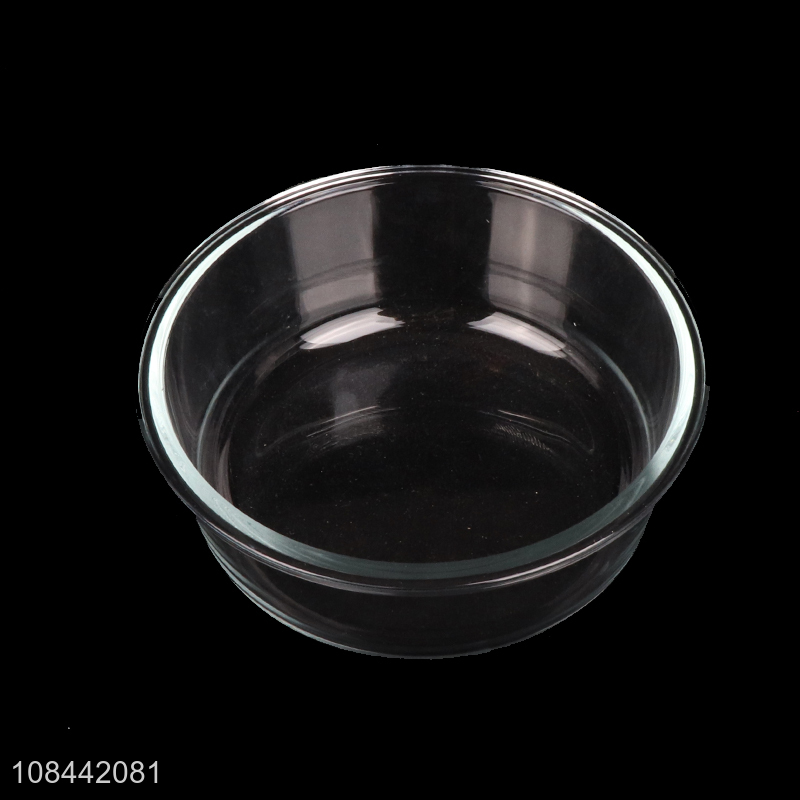 Yiwu wholesale round glass food storage box preservation box