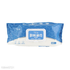 Factory price disposable kitchen cleaning wipes for sale