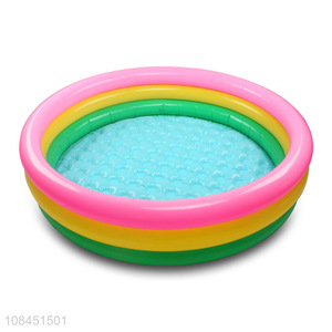 Wholesale summer outdoor round inflatable pvc baby swimming pool for garden