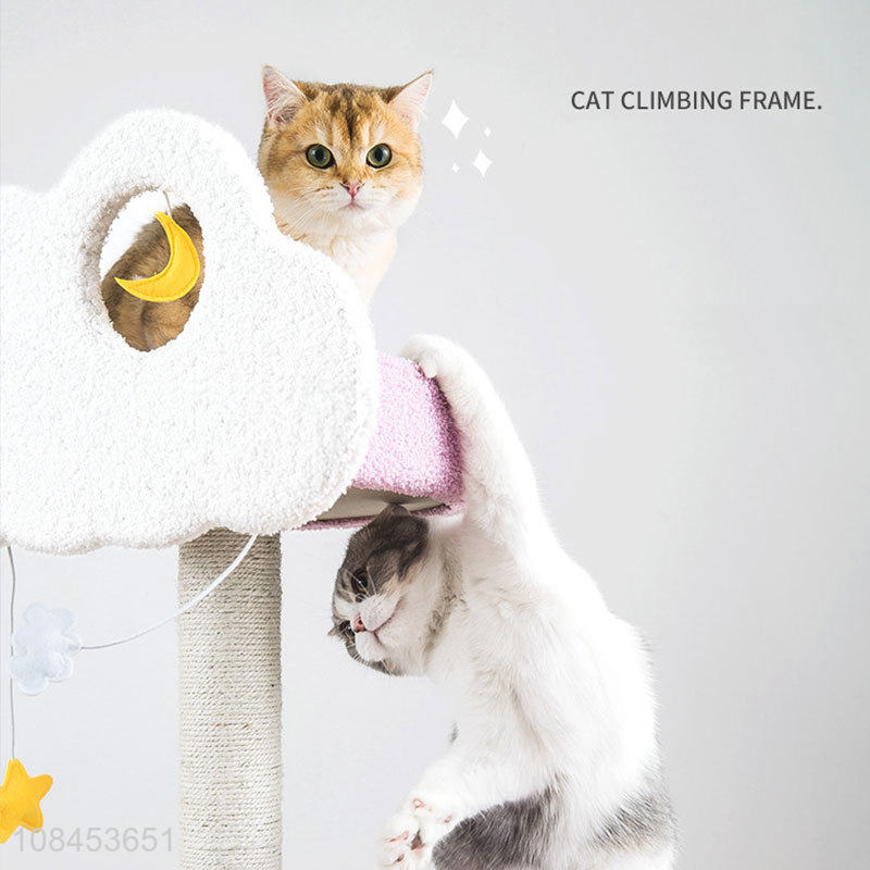 Wholesale cat scratching tree cat climbing frame scratching board