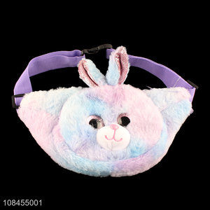 Good sale cartoon plush waist bag portable chest bag