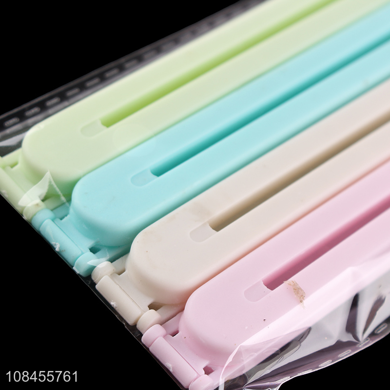 Hot items multicolor plastic food storage sealing bag clips