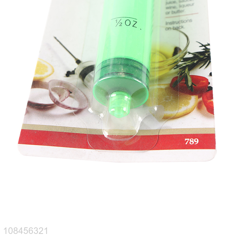 Good quality pp material meat flavor injector grill marinade injector