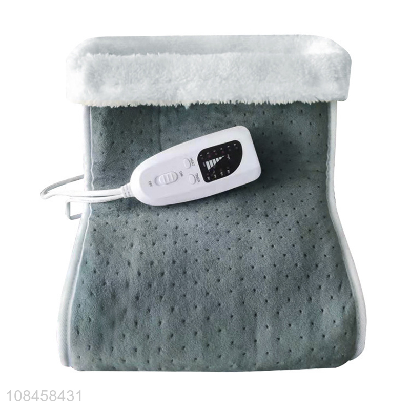 Good quality washable high top fleece lined eletric feet warmer for health care