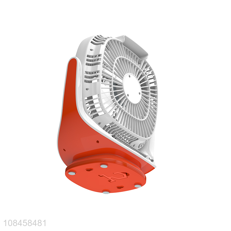 New arrival rechargeable solar energy desk fan for household